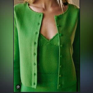 Sezane Elie Cardigan and Zoé top